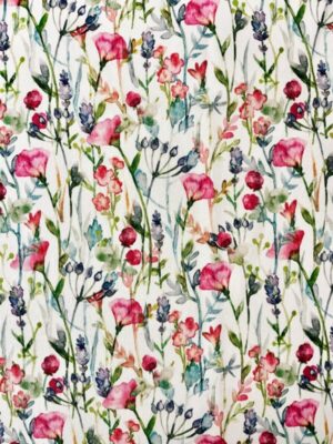 FABRIC - pink flowers 280cm