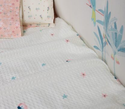 BABY COTTON BLANKET "BIRDS" 110x150 - Image 2
