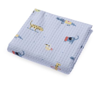 BABY COTTON BLANKET "CROCODILE" 110x150 - Image 2
