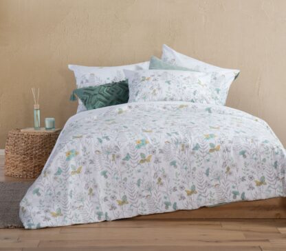 BEDSHEET SET "SUMMER MOOD" (flat,fitted sheet + pillow case)