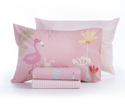 CHILDREN BEDSHEET SET - "FLAMINGO" SINGLE - Image 3