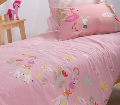 CHILDREN BEDSHEET SET - "FLAMINGO" SINGLE - Image 2
