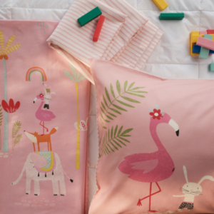 CHILDREN BEDSHEET SET - "FLAMINGO" SINGLE