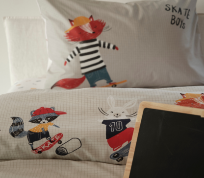 CHILDREN BEDSHEET SET - "SKATE" SINGLE - Image 2