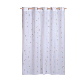 SHOWER CURTAIN 180x200cm FLOWERS