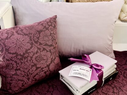 CUSHION - PURPLE FLOWERS 40x40cm - Image 3