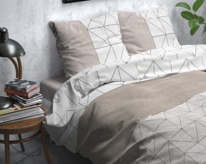 QUILT COVER - FLANEL TAUPE 240x200/220cm - Image 3