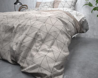 QUILT COVER - FLANEL TAUPE 240x200/220cm - Image 4