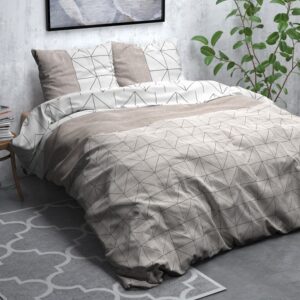QUILT COVER - FLANEL TAUPE 240x200/220cm
