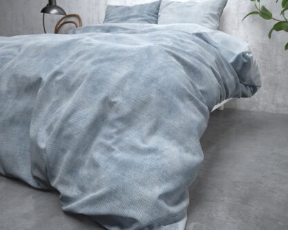 QUILT COVER FLANEL - BLUE 240x220cm - Image 5