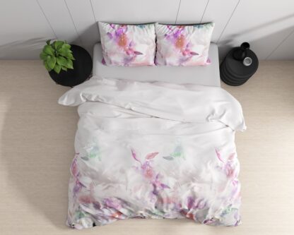 QUILT COVER 100%COTTON - PASTEL FLOWERS 240x220cm