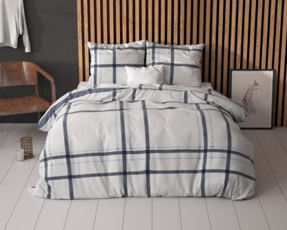 QUILT COVER - WHITE CHECKS 240x200/220cm