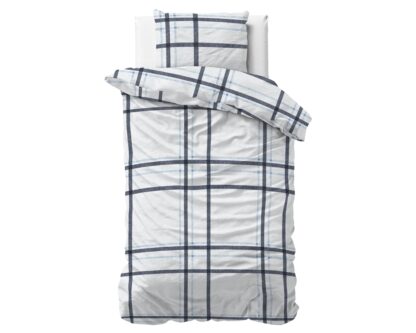QUILT COVER - WHITE CHECKS 240x200/220cm - Image 4