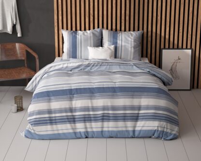 QUILT COVER - BLUE STRIPES 140x200/220cm