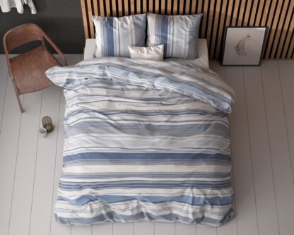 QUILT COVER - BLUE STRIPES 140x200/220cm - Image 6