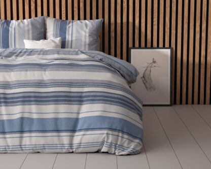 QUILT COVER - BLUE STRIPES 140x200/220cm - Image 5