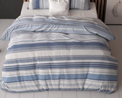 QUILT COVER - BLUE STRIPES 140x200/220cm - Image 3