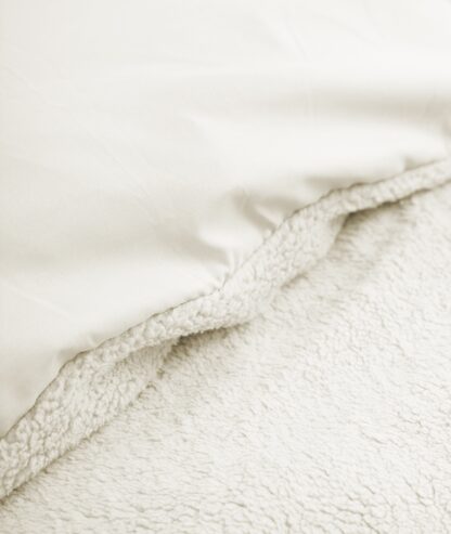 FLEECE QUILT COVER TEDDY - BEIGE 240x200/220cm - Image 6