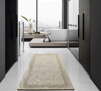 CARPET BEIGE BORDER - runner 55x220cm - Image 2