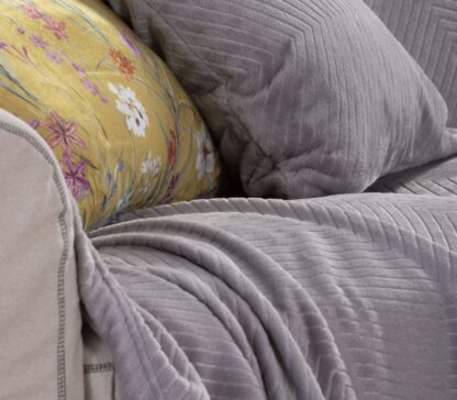 SOFA THROW - GREY  "DAKARI" - different sizes - Image 2