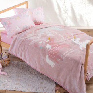 CHILDREN BLANKET UNICORNS 160x220 (SINGLE SIZE)