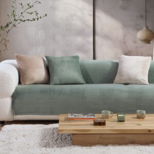 SOFA THROW - GREEN  "DAKARI" - different sizes