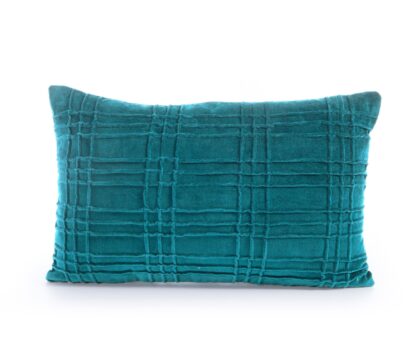 CUSHION - "STAROVO"  TEAL/PINK 55x35cm - Image 2