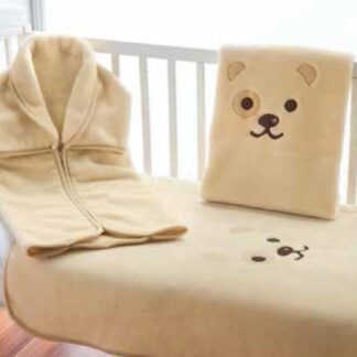 BABY ZIPPED BLANKET  des. 6281 BEAR