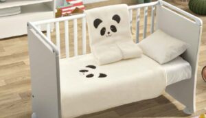 BABY ZIPPED BLANKET  des. 6281 PANDA