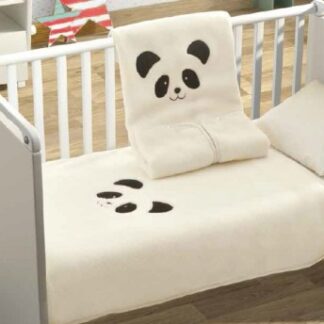 BABY ZIPPED BLANKET  des. 6281 PANDA
