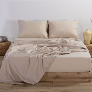 BED SHEETS NEF NEF - BEIGE 100% COTTON