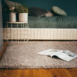 CARPET taupe 160x230cm "TWIST"
