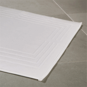 HOTEL - BATHMAT WHITE TRIPLE STRIPE