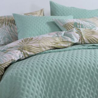 BEDSPREAD GREEN "VALIA" 230x240cm