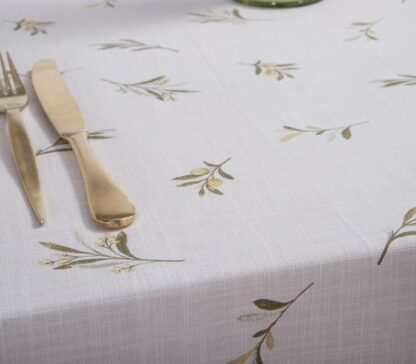 TABLE CLOTH "OLIVE"- different sizes - Image 2