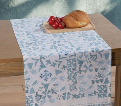 table runner  "CYANER"- 45X140