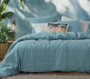 BEDSHEET SET "SORENTO" 100% cotton (flat,fitted sheet + pillow case)