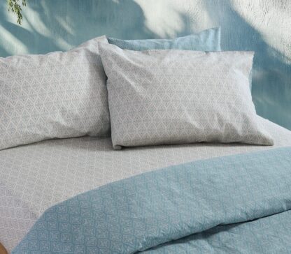 BEDSHEET SET "SORENTO" (flat,fitted sheet + pillow case) - Image 3