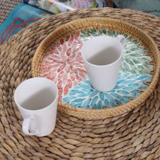TRAY HYACINTH TRICOLOR D28X3,5