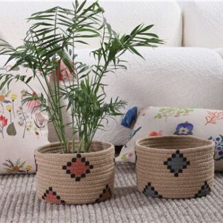 BASKET "ALEMAO" 22x14  BLUE or TERRACOTA