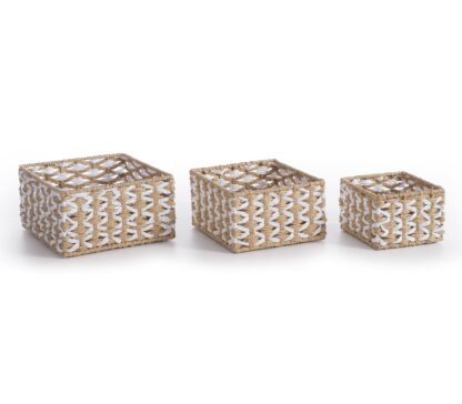 PAPER ROPE STORAGE BASKET - 3 different sizes - Image 2