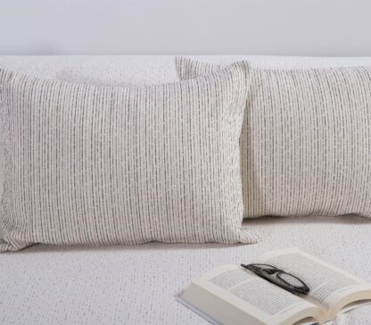 DECORATIVE CUSHION "MALTA" BLACK 30x50 - Image 2