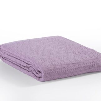 PIQUET BLANKET/THROW - LAVENDER