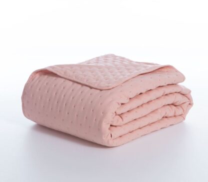 BEDSPREAD PEACH "VALIA" 230x240cm - Image 2
