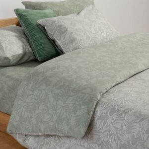 COTTON BEDSHEET SET DAZIER GREEN