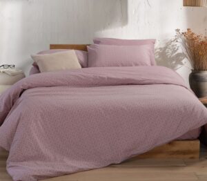 COTTON BEDSHEET SET SUSPEN MAUVE
