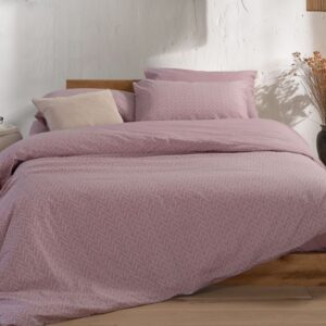 COTTON QUILT COVER - SUSPEN MAUVE