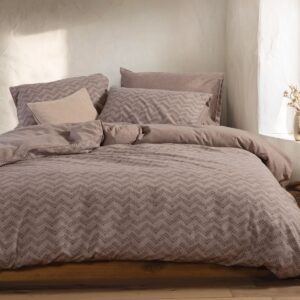 FLANNEL BEDSHEET SET OTRANDO MOCCA