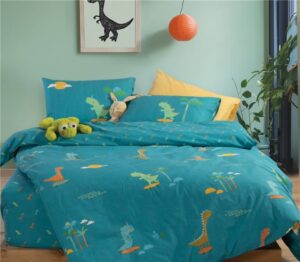 CHILDREN DUVET COVER SET - "DINOS"