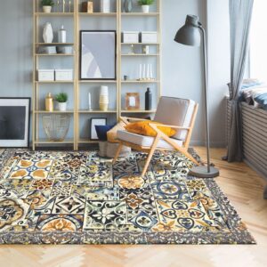 Carpet - "DERUTA TILES" - 74x140cm